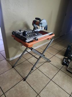 Ridgid 7in Wet Tile Saw Like New $200 Firm