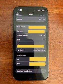 Unlocked iPhone 15 Pro 256 Gb