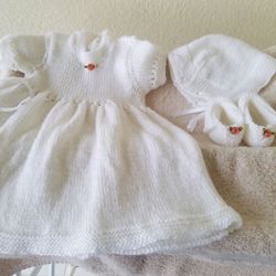 New Hand Knit Baby Clothes  New