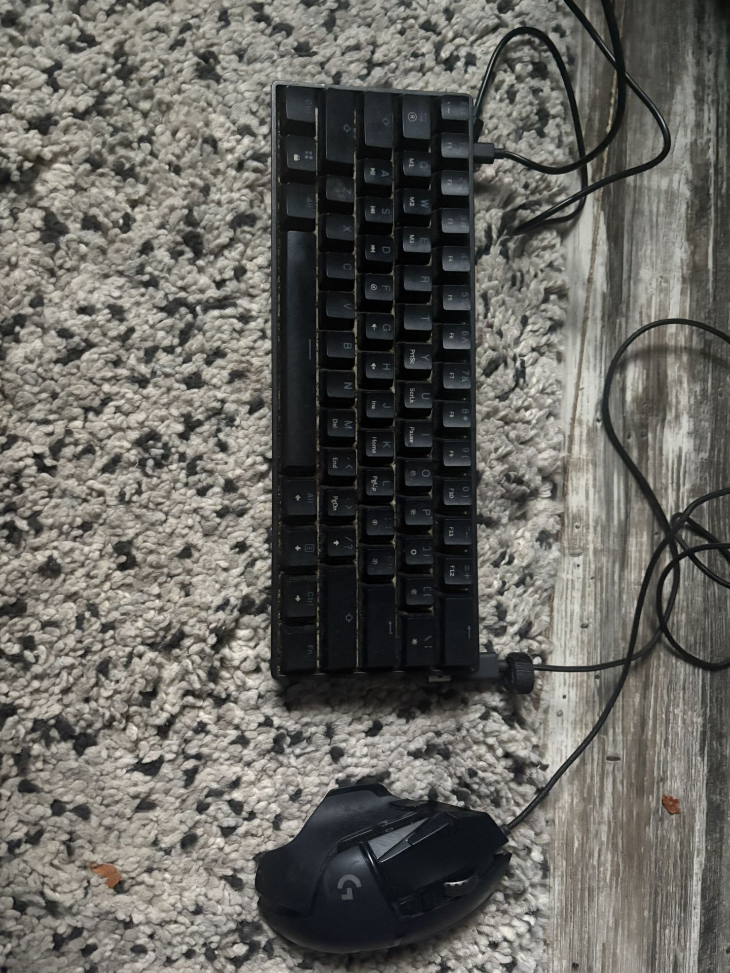 G502 Mouse And 60% Keyboard