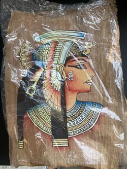 Egyptian Hand Painted on Papyrus Paper