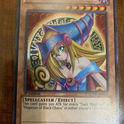 Yugioh Dark Magician Girl LCYW-EN022 1st Edition Secret Rare Holo NM 💎