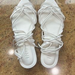 White Summer Sandals