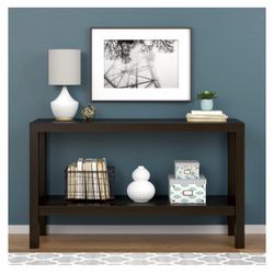 Mainstays Parsons Console Table, Multiple Colors Available - expresso