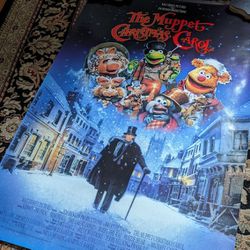 Muppet Christmas Carol Movie Poster Full Size 27x40