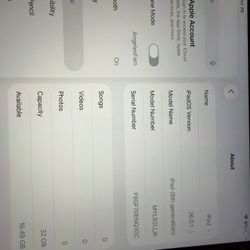 📱iPad 8th Gen (32GB)