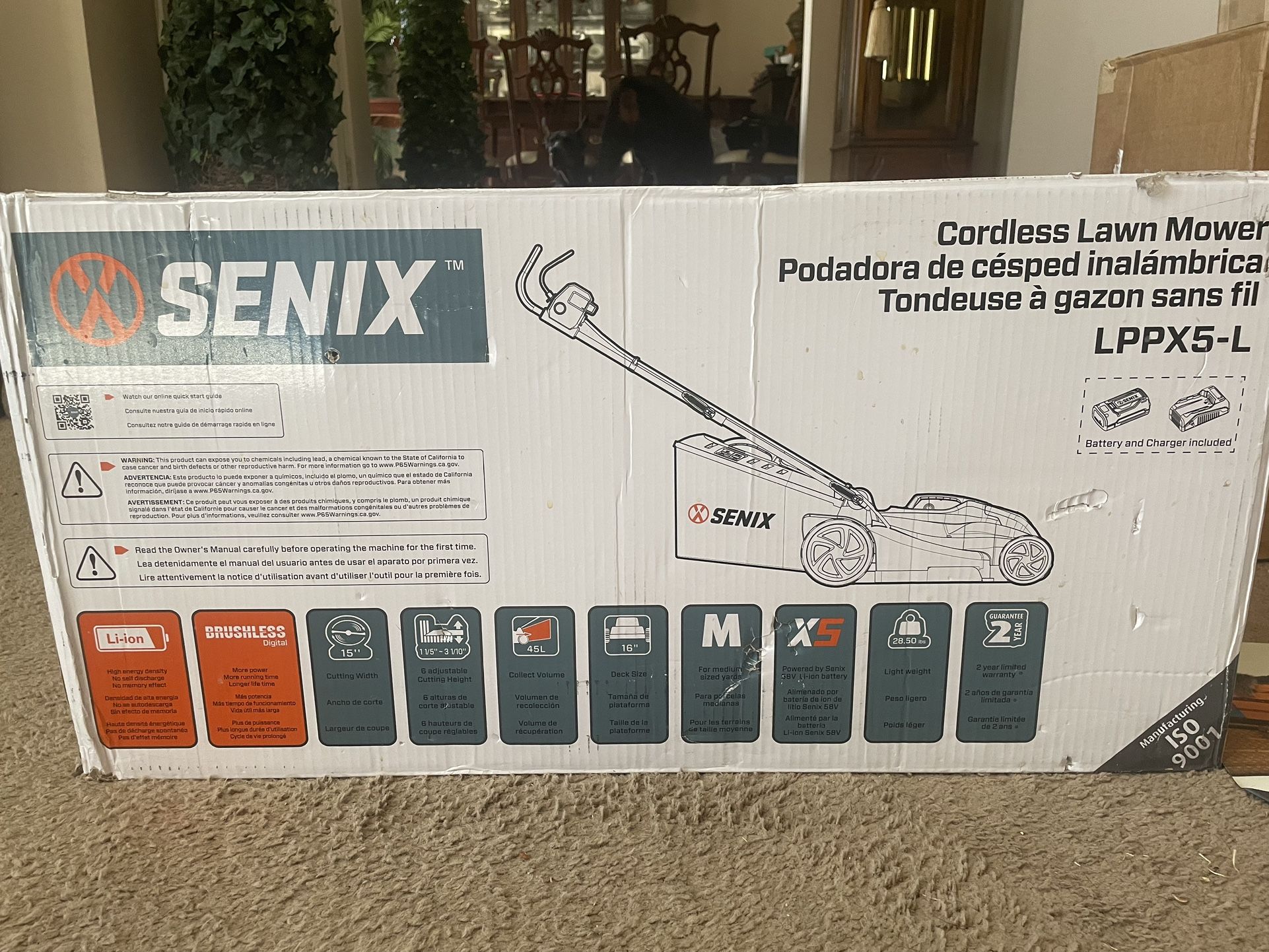 Cordless Lawn Mower-SENIX