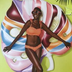 5 Feet Palm Leaf Inflatable Floaty