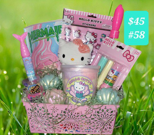 Hello Kitty Mermaid Easter Basket 