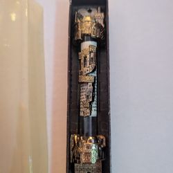 Mezuzah Scroll Case Gold Plated 24karat