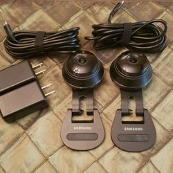 TWO (2) Samsung SmartCam HD 1080p Wi-Fi IP Cameras 