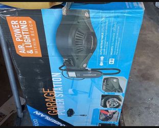 Garage Air Inflator, Power Extension And Light
