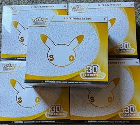 Pokemon 30th Anniversary ETBs