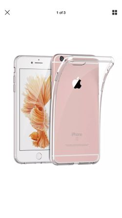 For Apple iPhone 6S 6 4.7 Silicone Clear Case Soft Gel Cover Bumper Rubber Skin