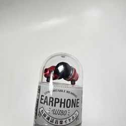 Bright Red W180 Ear Buds