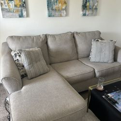 Comfy Gray Couch 