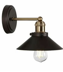 Jyl7426C Contemporary June Metal Shade Wall Sconce For Bedroom Livingroom Bathr