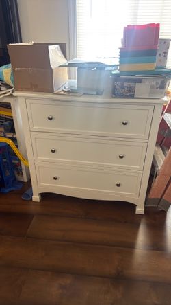 white dresser