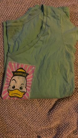 Green duck shirt/ size: medium