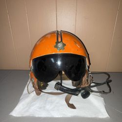 Vintage 1950s/60s Vietnam War Era Helicopter Gunner Pilot Helmet