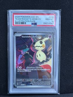 Team rockets mimikyu PSA 10