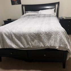 Queen Bed Frame / Nightstand