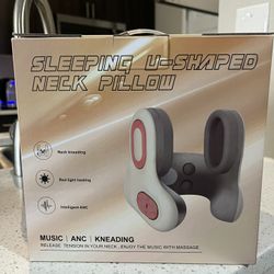 UBLIVES U-Shaped Neck Pillow with Massage & Music - New in Box