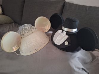 $35 Disney Bride & Groom Hats