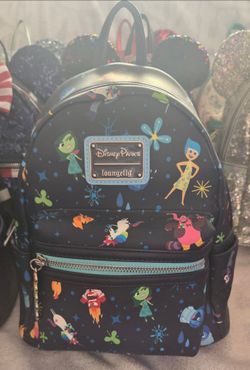 Disneyland Parks loungefly mini backpack inside out