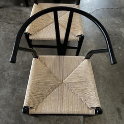wishbone metal chairs