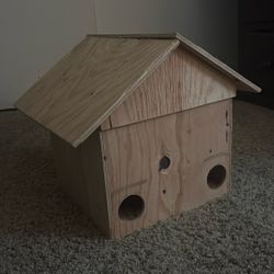 Home Made Bird House For Pets