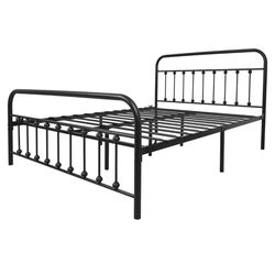 Heavy Duty Queen Bed Frame Black Metal