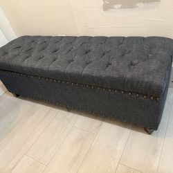 Blue Ottoman