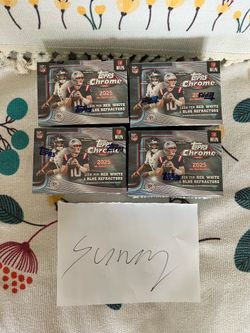 2025 Topps Chrome NFL Football Blaster Box - New Sealed