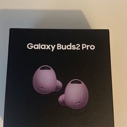 Purple Galaxy Buds2 Pro