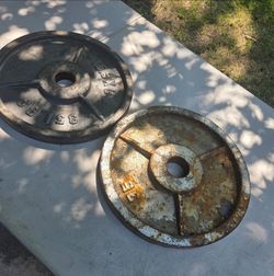 2 35 Pound Olympic Plates