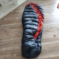 Sleeping Bag - REI Magma 10 men's grey/orange size regular 10 degree rating