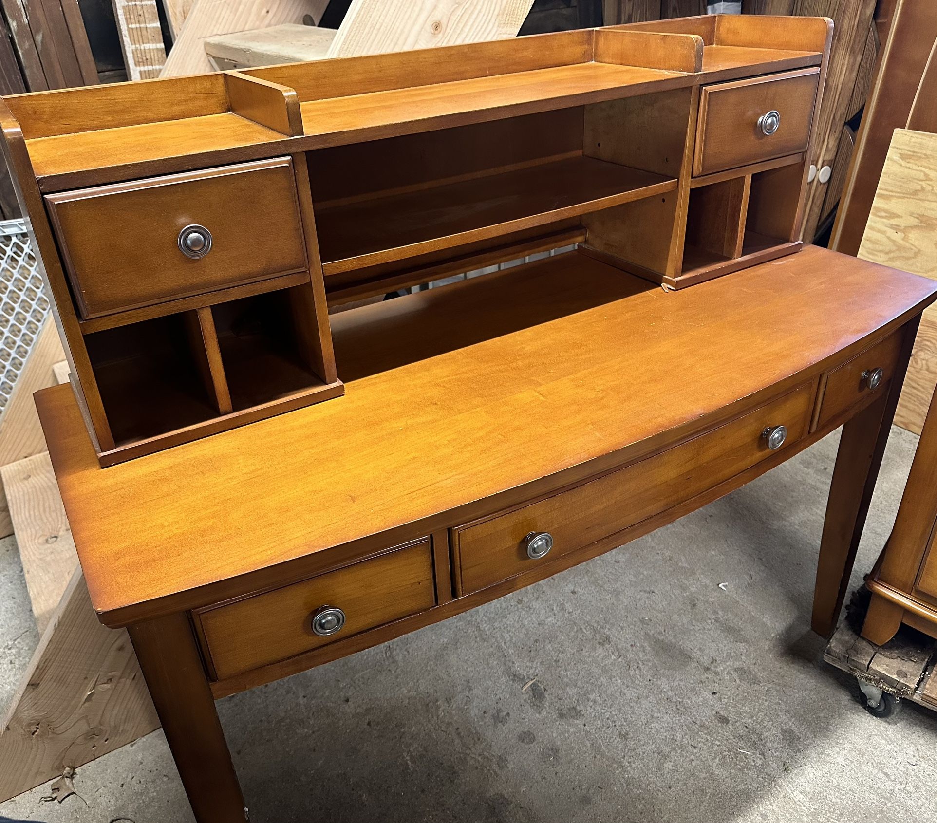 Kids Bedroom Set (desk, Side Table, And Bed Frame. 