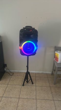 Speaker with stand