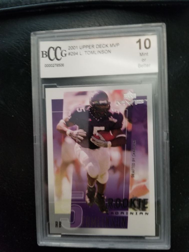 LaDainian Tomlinson Upper Deck Rookie Card