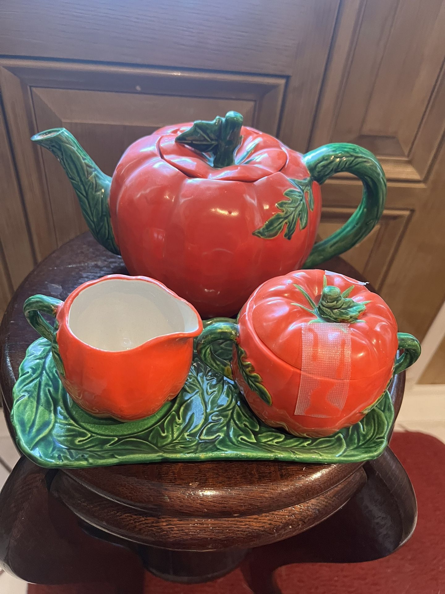 4 Piece Occupied Japan Tea Set
