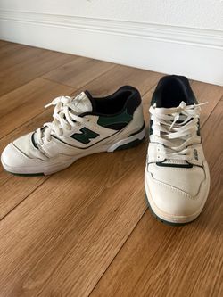 New Balance 550 White Green Sneakers Size 9M