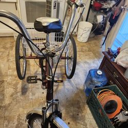 TROSCIKL 3WHEEL 24INCH  FOLDING 7SPEED WORK  MANTIS    PERFECT EVERYTHING IS GOOD