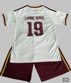 Lamine Yamal Spain jersey kids set