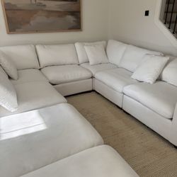 white sofa