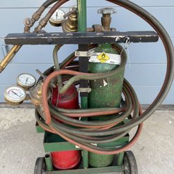 Victor Oxy Acetylene torch Kit Rig