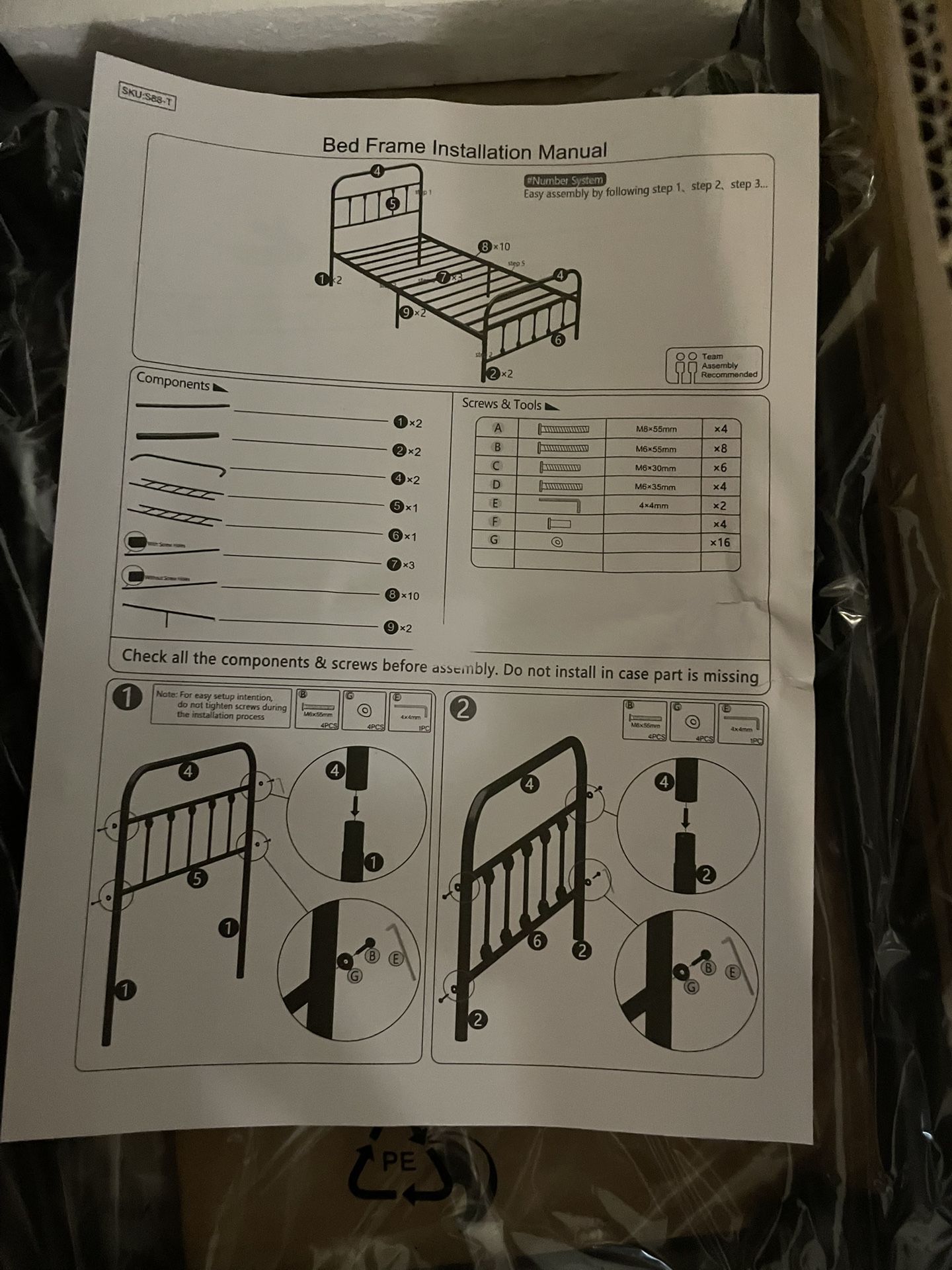 Twin Bed Frame