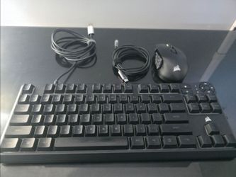 Corsair gaming keyboard and mouse combo