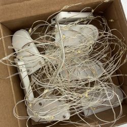 8 fairy lights. Used once