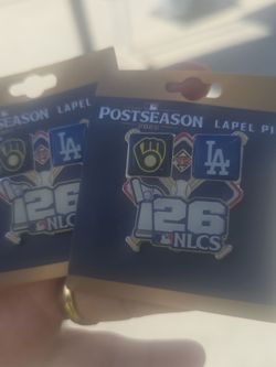 2026 NLCS Brewers vs Dodgers Postseason Lapel Pin